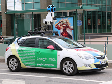 Google streetview camera car