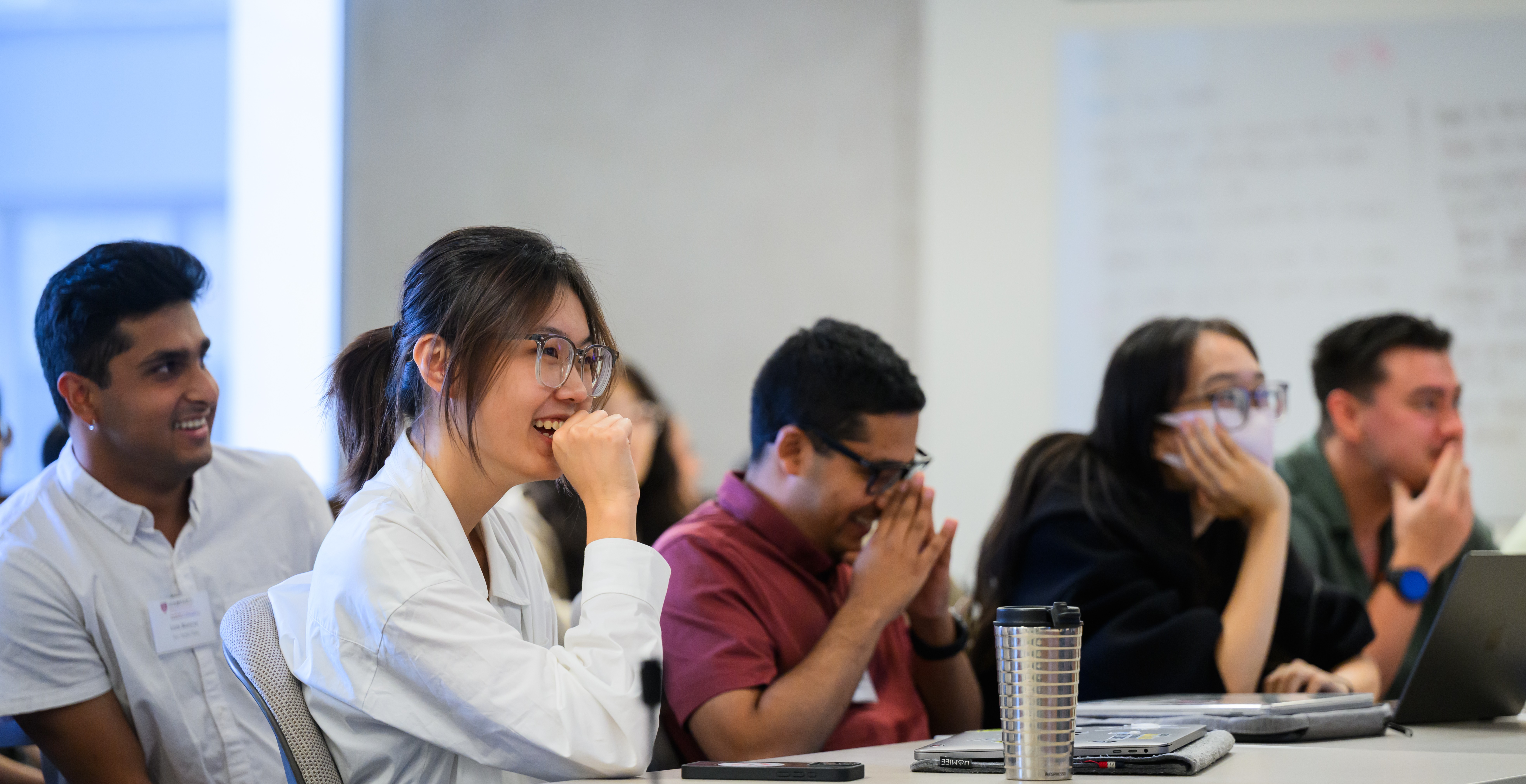 Master's Students in class