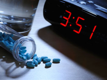 alarm clock and pills