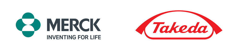 Sponsor Logos: Merck and Takeda